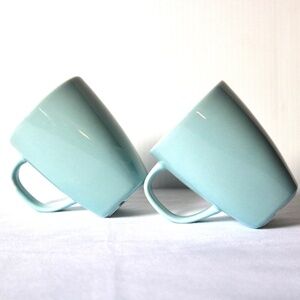 IKEA 365 Susan Pryke Turquoise Mugs Set of 2